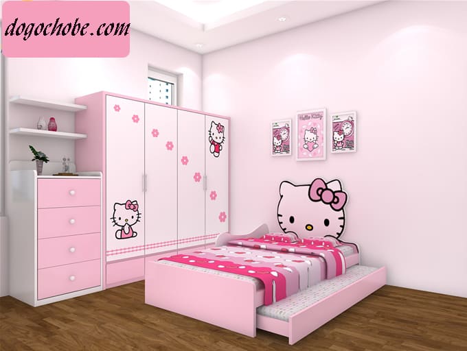 Phòng ngủ Hello Kitty không chỉ là nơi nghỉ ngơi của bạn mà còn là ngôi nhà hoàn hảo cho chú mèo Hello Kitty. Với các phụ kiện và trang trí như chăn ga, đèn ngủ, tấm lót chân và hình nền, phòng ngủ Hello Kitty sẽ làm bạn cảm thấy thư giãn và yêu đời hơn.