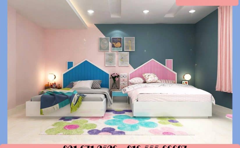 999 thiết kế nội thất phòng ngủ trẻ em sinh đôi cho không gian ...